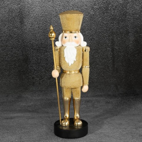 FIGURKA ŚWIATECZNA 198 10 X 10 X 32 CM ZŁOTY EUROFIRANY FIGURKA ŚWIATECZNA 198 10 X 10 X 32 CM ZŁOTY EUROFIRANY