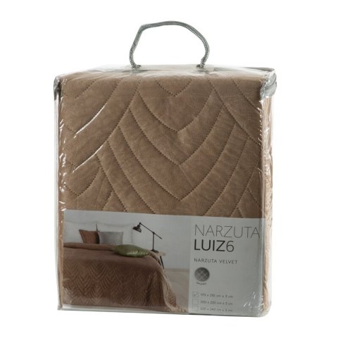 NARZUTA D91 LUIZ 6 170 X 210 CM CIEMNOBEŻOWY EUROFIRANY NARZUTA D91 LUIZ 6 170 X 210 CM CIEMNOBEŻOWY EUROFIRANY