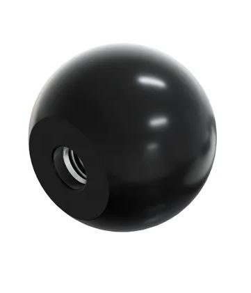 UCHWYT BAKELITOWY 'KULA' CZARNY M8*32MM DIN319C UCHWYT BAKELITOWY 'KULA' CZARNY M8*32MM DIN319C