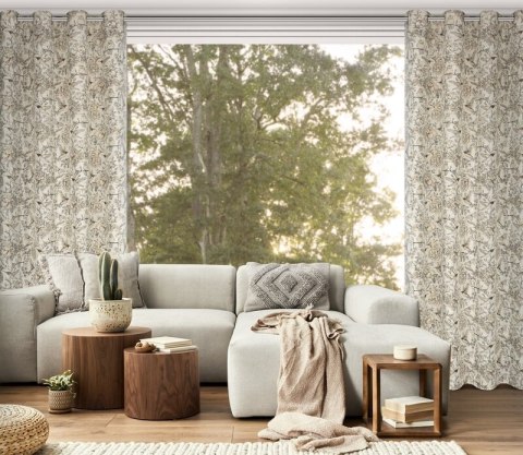 ZASŁONA GOTOWA LUCINA 140 X 250 CM SREBRNY EUROFIRANY ZASŁONA GOTOWA LUCINA 140 X 250 CM SREBRNY EUROFIRANY