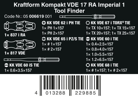 ZESTAW KRAFTFORM KOMPAKT VDE 17 RA FUNKCJA GRZECHOTKI 17CZ. ZESTAW KRAFTFORM KOMPAKT VDE 17 RA FUNKCJA GRZECHOTKI 17CZ.