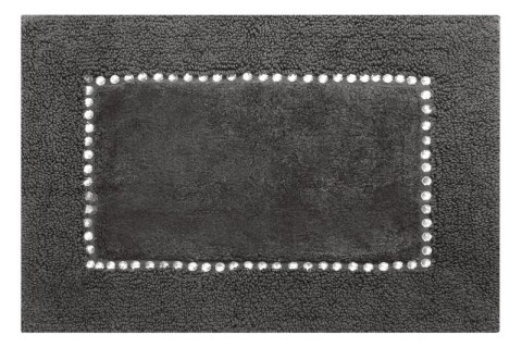 DYWANIK ŁAZIENKOWY CHIC 50 X 70 CM STALOWY EUROFIRANY DYWANIK ŁAZIENKOWY CHIC 50 X 70 CM STALOWY EUROFIRANY
