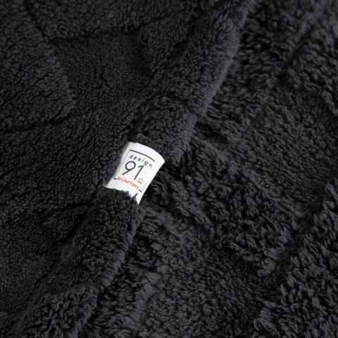 KOC D91 CARO 70 X 160 CM CZARNY EUROFIRANY KOC D91 CARO 70 X 160 CM CZARNY EUROFIRANY