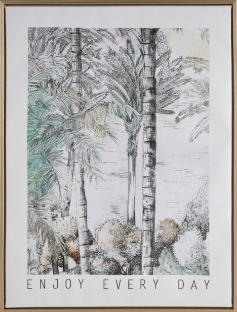 OBRAZ 647 45 X 60 X 2.5 CM SZARY EUROFIRANY OBRAZ 647 45 X 60 X 2.5 CM SZARY EUROFIRANY