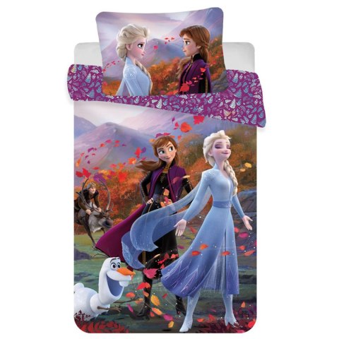 Pościel bawełna 100x135 + 40x60 Frozen 2 wiatr Jerry Fabrics Pościel bawełna 100x135 + 40x60 Frozen 2 wiatr Jerry Fabrics