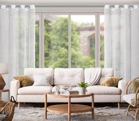 FIRANA GOTOWA CINDY 140 X 250 CM BIAŁY EUROFIRANY FIRANA GOTOWA CINDY 140 X 250 CM BIAŁY EUROFIRANY