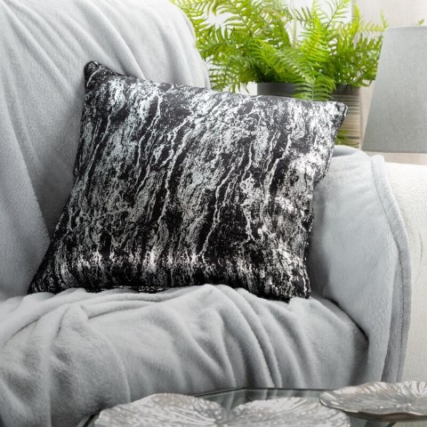 POSZEWKA ELISE 45 X 45 CM CZARNY EUROFIRANY POSZEWKA ELISE 45 X 45 CM CZARNY EUROFIRANY