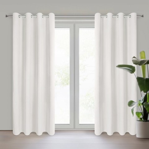 ZASŁONA GOTOWA NITA 140 X 250 CM KREMOWY EUROFIRANY ZASŁONA GOTOWA NITA 140 X 250 CM KREMOWY EUROFIRANY