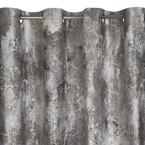ZASŁONA GOTOWA ESTER 140 X 250 CM STALOWY EUROFIRANY ZASŁONA GOTOWA ESTER 140 X 250 CM STALOWY EUROFIRANY