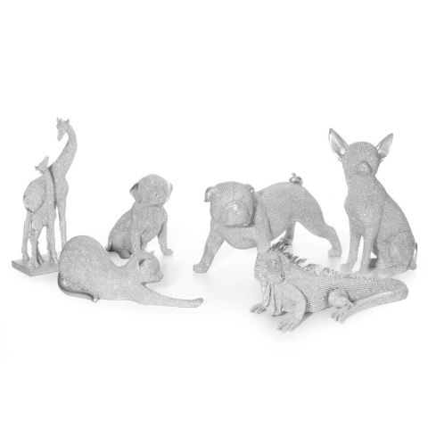 FIGURKA DEKORACYJNA ELDO 16 X 11 X 26 CM SREBRNY EUROFIRANY FIGURKA DEKORACYJNA ELDO 16 X 11 X 26 CM SREBRNY EUROFIRANY