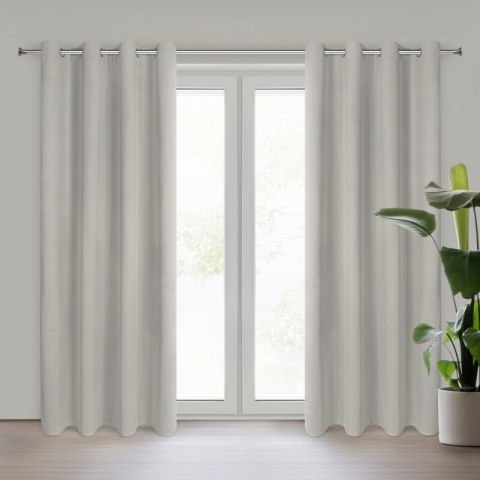 ZASŁONA GOTOWA NITA 140 X 250 CM CIEMNOBEŻOWY EUROFIRANY ZASŁONA GOTOWA NITA 140 X 250 CM CIEMNOBEŻOWY EUROFIRANY