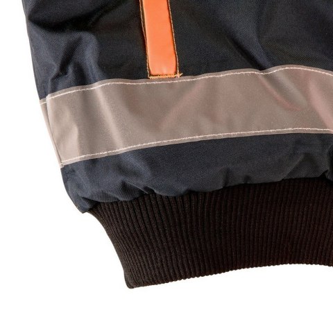KURTKA ROBOCZA OSTRZEGAWCZA OCIEPLANA POMARAŃCZOWA ROZM. XL KURTKA ROBOCZA OSTRZEGAWCZA OCIEPLANA POMARAŃCZOWA ROZM. XL