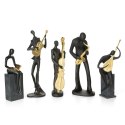 FIGURKA DEKORACYJNA RICO (04) 10 X 9 X 34 CM CZARNY EUROFIRANY