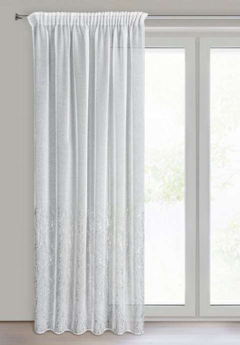 FIRANA GOTOWA MELIA NA TAŚMIE 140 X 270 CM BIAŁY EUROFIRANY FIRANA GOTOWA MELIA NA TAŚMIE 140 X 270 CM BIAŁY EUROFIRANY