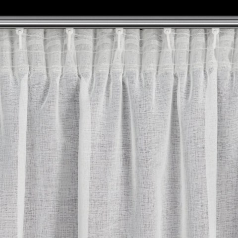 FIRANA GOTOWA MELIA NA TAŚMIE 140 X 270 CM BIAŁY EUROFIRANY FIRANA GOTOWA MELIA NA TAŚMIE 140 X 270 CM BIAŁY EUROFIRANY