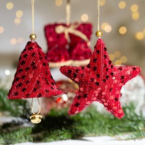 OZDOBA ŚWIĄTECZNA 320A 11 X 11 CM CZERWONY EUROFIRANY OZDOBA ŚWIĄTECZNA 320A 11 X 11 CM CZERWONY EUROFIRANY