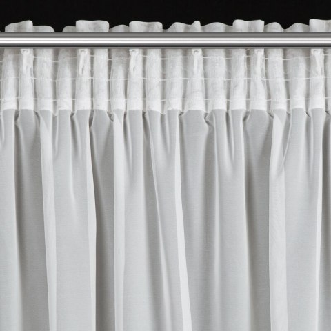 FIRANA GOTOWA HERA NA TAŚMIE 140 X 270 CM BIAŁY EUROFIRANY FIRANA GOTOWA HERA NA TAŚMIE 140 X 270 CM BIAŁY EUROFIRANY