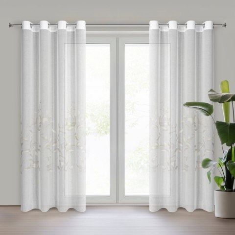 FIRANA GOTOWA ESTELLA 140 X 250 CM BIAŁY EUROFIRANY FIRANA GOTOWA ESTELLA 140 X 250 CM BIAŁY EUROFIRANY