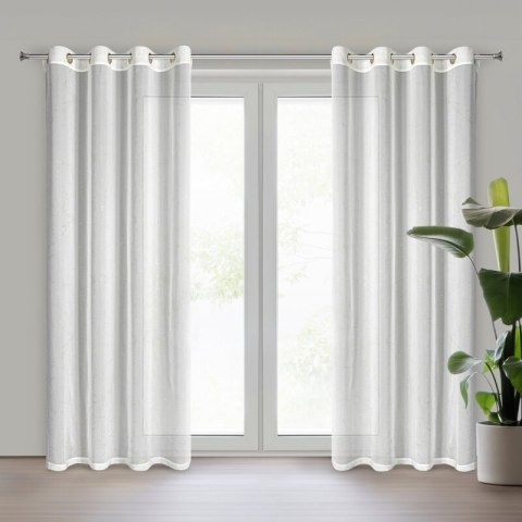 FIRANA GOTOWA HERA 140 X 250 CM BIAŁY EUROFIRANY FIRANA GOTOWA HERA 140 X 250 CM BIAŁY EUROFIRANY