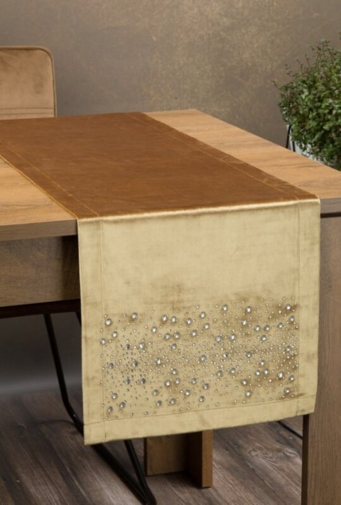 OBRUS ROYAL 2 35 X 220 CM ZŁOTY EUROFIRANY OBRUS ROYAL 2 35 X 220 CM ZŁOTY EUROFIRANY