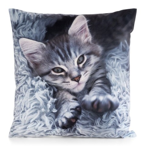 POSZEWKA ANIMAL 76 45 X 45 CM SZARY EUROFIRANY POSZEWKA ANIMAL 76 45 X 45 CM SZARY EUROFIRANY