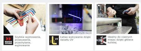 ZESTAW KLUCZY TRZP. W UCHWYCIE PROSTAR TORX 9CZ. ZESTAW KLUCZY TRZP. W UCHWYCIE PROSTAR TORX 9CZ.