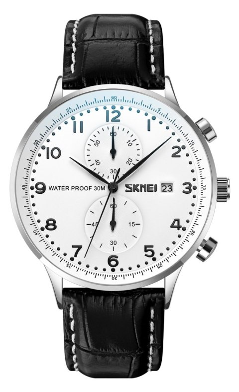 Zegarek Męski Skmei 9301SISIBK + BOX Zegarek Męski Skmei 9301SISIBK + BOX
