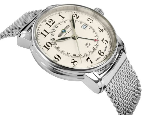 Zegarek Męski ZEPPELIN LZ127 Graf Zeppelin GMT 7642M-5 + BOX Zegarek Męski ZEPPELIN LZ127 Graf Zeppelin GMT 7642M-5 + BOX