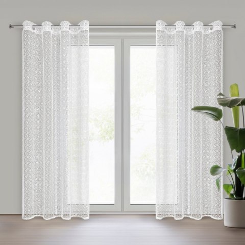 FIRANA GOTOWA ELLISSA 140 X 250 CM BIAŁY EUROFIRANY FIRANA GOTOWA ELLISSA 140 X 250 CM BIAŁY EUROFIRANY