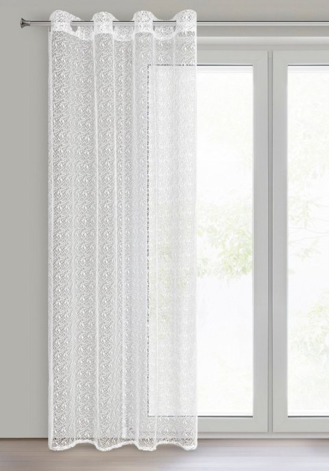 FIRANA GOTOWA ELLISSA 140 X 250 CM BIAŁY EUROFIRANY FIRANA GOTOWA ELLISSA 140 X 250 CM BIAŁY EUROFIRANY