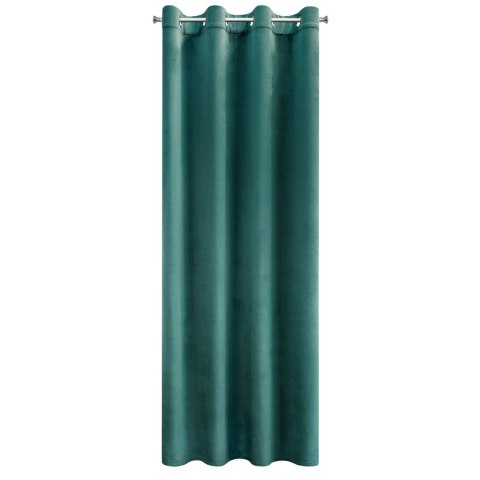 ZASŁONA GOTOWA D91 ROSA 140 X 250 CM CIEMNOTURKUSOWY EUROFIRANY ZASŁONA GOTOWA D91 ROSA 140 X 250 CM CIEMNOTURKUSOWY EUROFIRANY