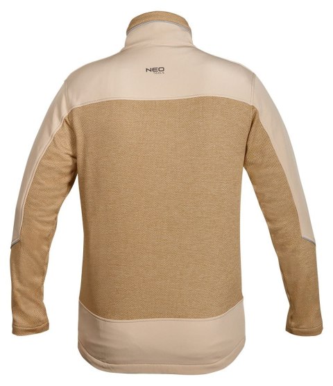 BLUZA SOFTSHELL OUTDOOR, BEŻOWA, ROZMIAR XL BLUZA SOFTSHELL OUTDOOR, BEŻOWA, ROZMIAR XL