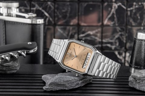 Zegarek Damski CASIO AQ-230A-4AMQYDF + BOX Zegarek Damski CASIO AQ-230A-4AMQYDF + BOX