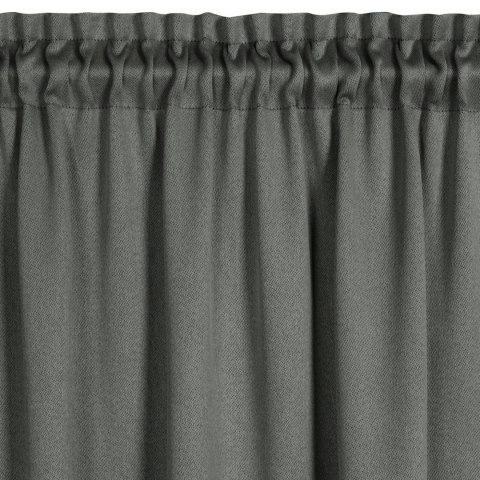 ZASŁONA GOTOWA CARLO NA TAŚMIE 130 X 300 CM POPIELATY EUROFIRANY ZASŁONA GOTOWA CARLO NA TAŚMIE 130 X 300 CM POPIELATY EUROFIRANY