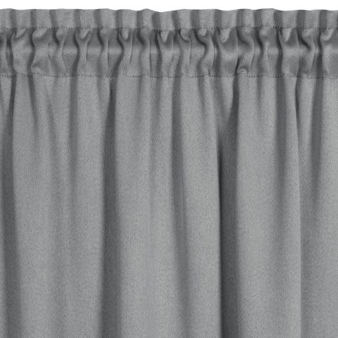 ZASŁONA GOTOWA CARLO NA TAŚMIE 130 X 300 CM SREBRNY EUROFIRANY ZASŁONA GOTOWA CARLO NA TAŚMIE 130 X 300 CM SREBRNY EUROFIRANY