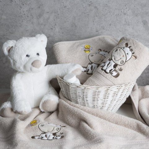 RĘCZNIK DZIECIĘCY BABY67 100 X 100 CM BEŻOWY EUROFIRANY RĘCZNIK DZIECIĘCY BABY67 100 X 100 CM BEŻOWY EUROFIRANY
