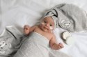 RĘCZNIK DZIECIĘCY BABY71 100 X 100 CM SREBRNY EUROFIRANY