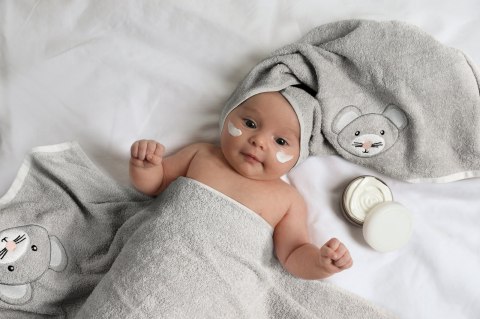 RĘCZNIK DZIECIĘCY BABY71 50 X 90 CM SREBRNY EUROFIRANY RĘCZNIK DZIECIĘCY BABY71 50 X 90 CM SREBRNY EUROFIRANY