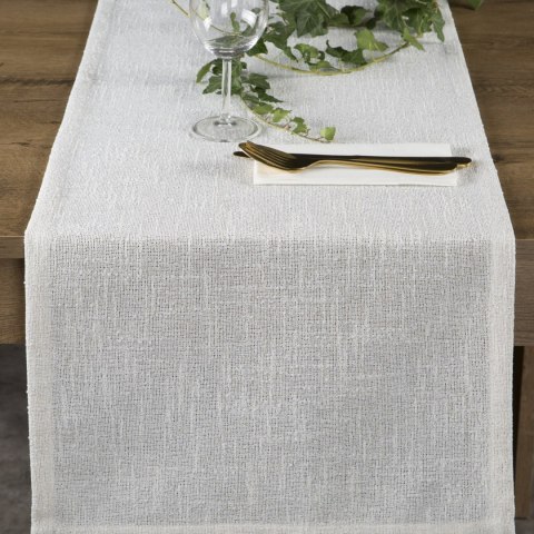 OBRUS INES 12 40 X 180 CM KREMOWY EUROFIRANY OBRUS INES 12 40 X 180 CM KREMOWY EUROFIRANY