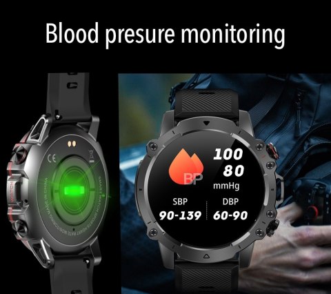 Smartwatch Męski Rubicon RNCF18-1 BLACK Bransoleta + Pasek Smartwatch Męski Rubicon RNCF18-1 BLACK Bransoleta + Pasek