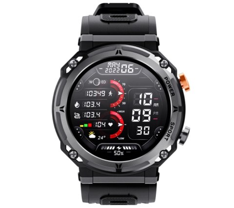 Smartwatch Męski Rubicon RNCF25-1 BLACK Smartwatch Męski Rubicon RNCF25-1 BLACK