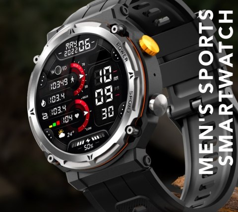 Smartwatch Męski Rubicon RNCF25-1 BLACK Smartwatch Męski Rubicon RNCF25-1 BLACK