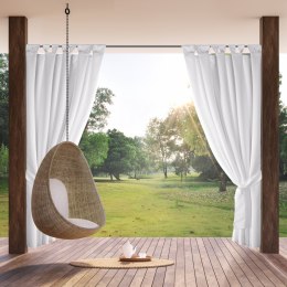 ZASŁONA GOTOWA GARDEN2 NA SZELKACH 155 X 220 CM BIAŁY EUROFIRANY