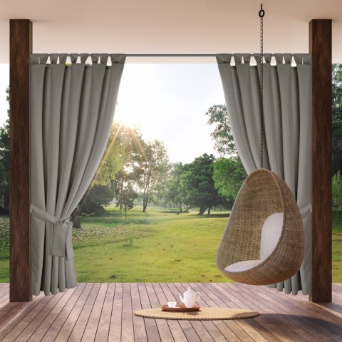 ZASŁONA GOTOWA GARDEN2 NA SZELKACH 155 X 240 CM SREBRNY EUROFIRANY ZASŁONA GOTOWA GARDEN2 NA SZELKACH 155 X 240 CM SREBRNY EUROFIRANY