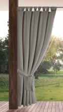 ZASŁONA GOTOWA GARDEN2 NA SZELKACH 155 X 240 CM SREBRNY EUROFIRANY