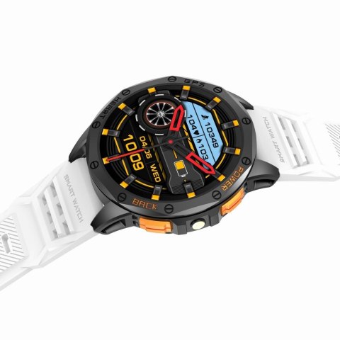 Smartwatch Męski GRAVITY GPS GT24-2 Czarny Pasek Silikonowy + Biały Pasek Silikonowy Smartwatch Męski GRAVITY GPS GT24-2 Czarny Pasek Silikonowy + Biały Pasek Silikonowy