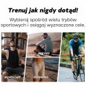Smartwatch Męski GRAVITY GPS GT24-3 Czarny Pasek Silikonowy + Pomarańczowy Pasek Silikonowy