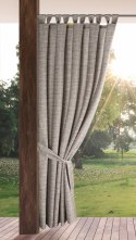 ZASŁONA GOTOWA GARDEN 10 NA SZELKACH 155 X 260 CM BRĄZOWY EUROFIRANY