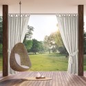 ZASŁONA GOTOWA GARDEN 3 NA SZELKACH 155 X 200 CM BIAŁY EUROFIRANY