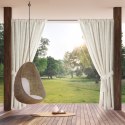 ZASŁONA GOTOWA GARDEN 3 NA TAŚMIE 155 X 200 CM BIAŁY EUROFIRANY